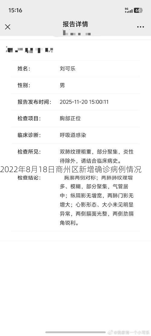 2022年8月18日商州区新增确诊病例情况