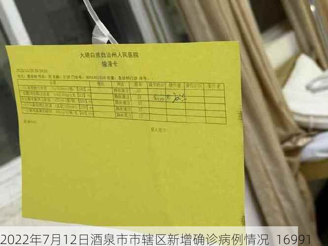 2022年7月12日酒泉市市辖区新增确诊病例情况_16991