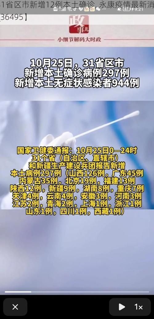 【31省区市新增12例本土确诊, 永康疫情最新消息_36495】
