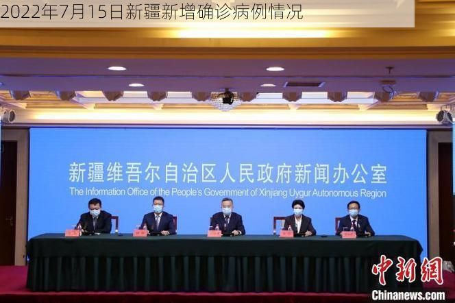 2022年7月15日新疆新增确诊病例情况