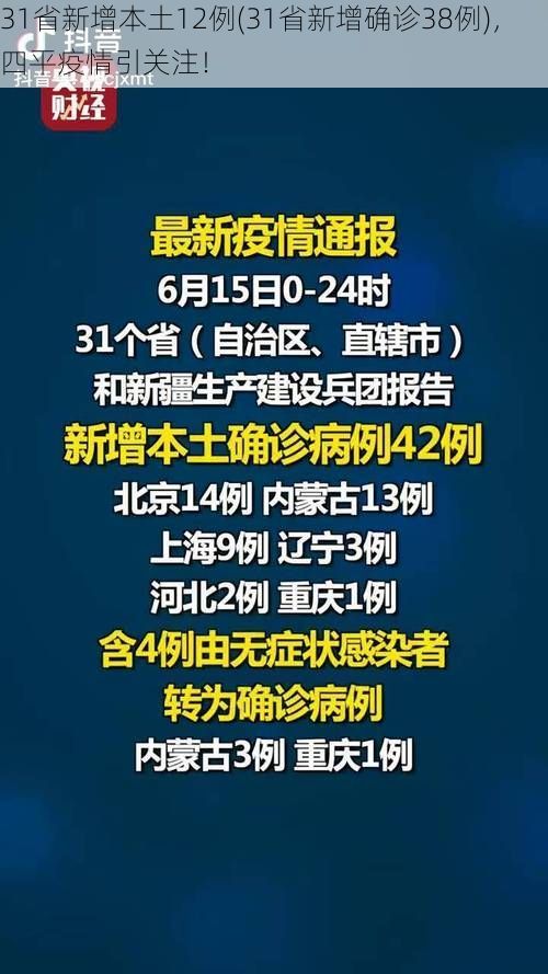 31省新增本土12例(31省新增确诊38例),四平疫情引关注!