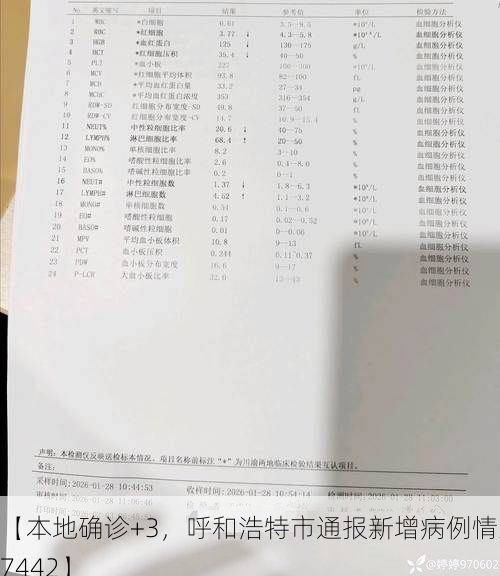 【本地确诊+3，呼和浩特市通报新增病例情况_57442】