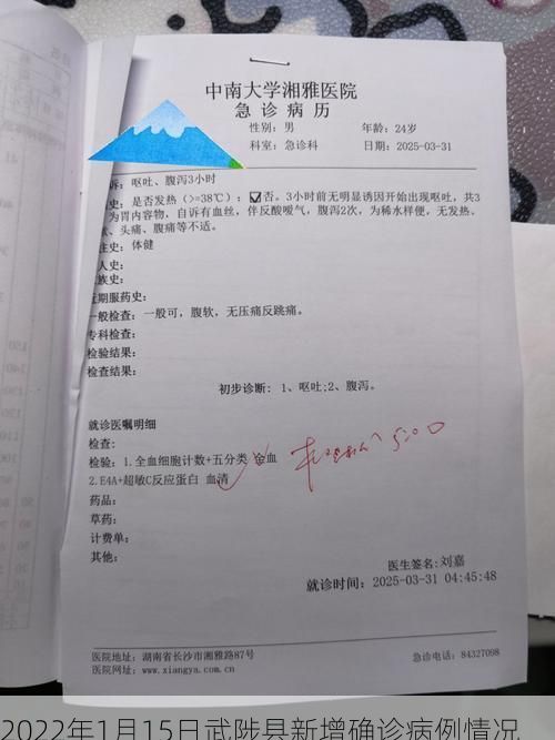 2022年1月15日武陟县新增确诊病例情况