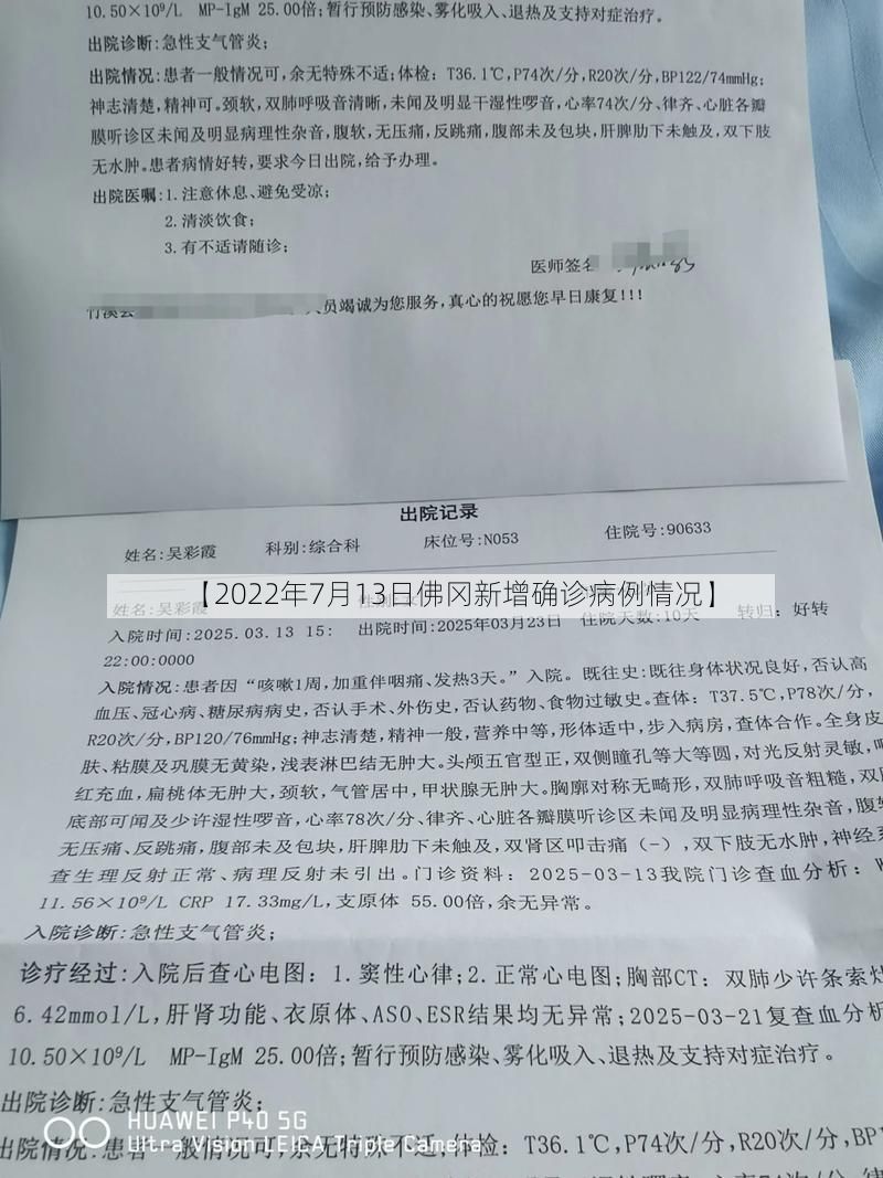 【2022年7月13日佛冈新增确诊病例情况】