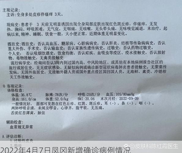 2022年4月7日凤冈新增确诊病例情况