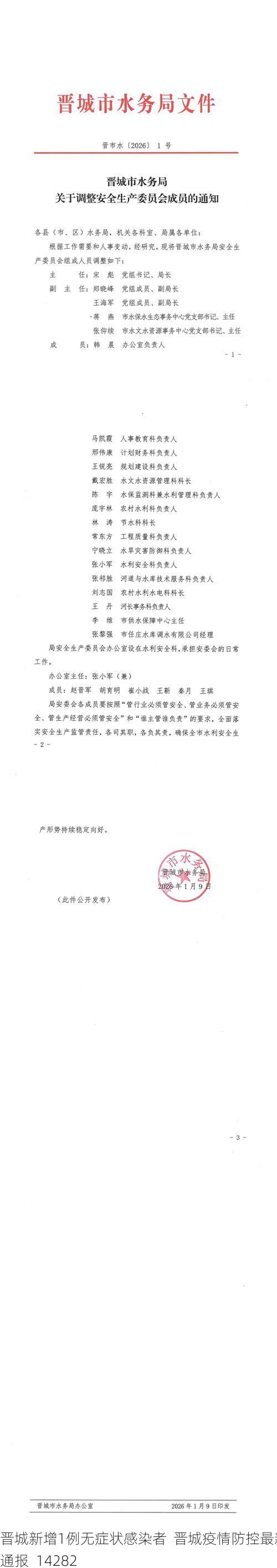 晋城新增1例无症状感染者  晋城疫情防控最新通报_14282