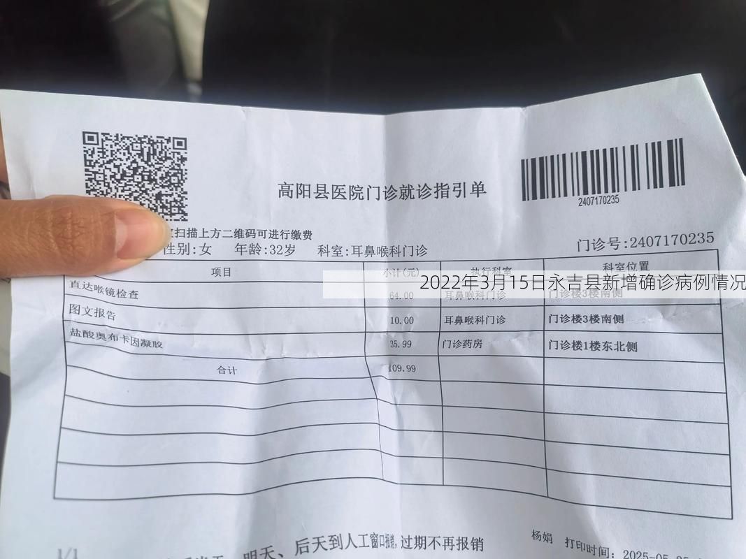 2022年3月15日永吉县新增确诊病例情况