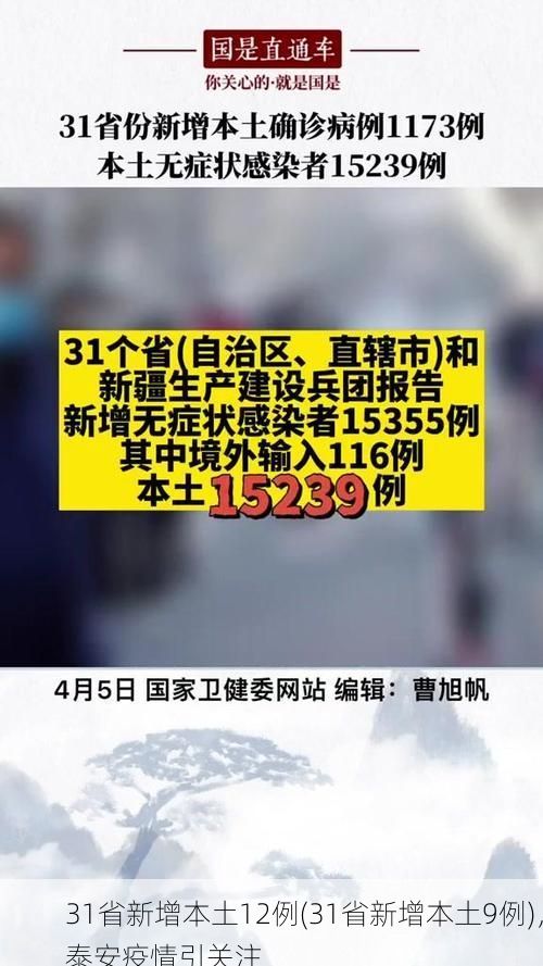 31省新增本土12例(31省新增本土9例),泰安疫情引关注