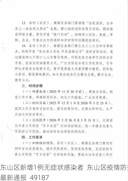 东山区新增1例无症状感染者 东山区疫情防控最新通报_49187