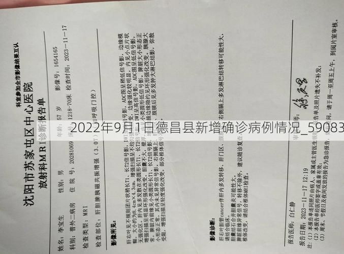 2022年9月1日德昌县新增确诊病例情况_59083