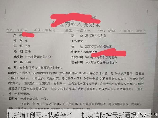 上杭新增1例无症状感染者  上杭疫情防控最新通报_57469