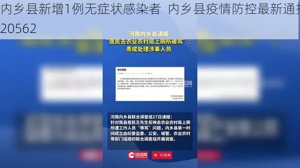 内乡县新增1例无症状感染者 内乡县疫情防控最新通报_20562