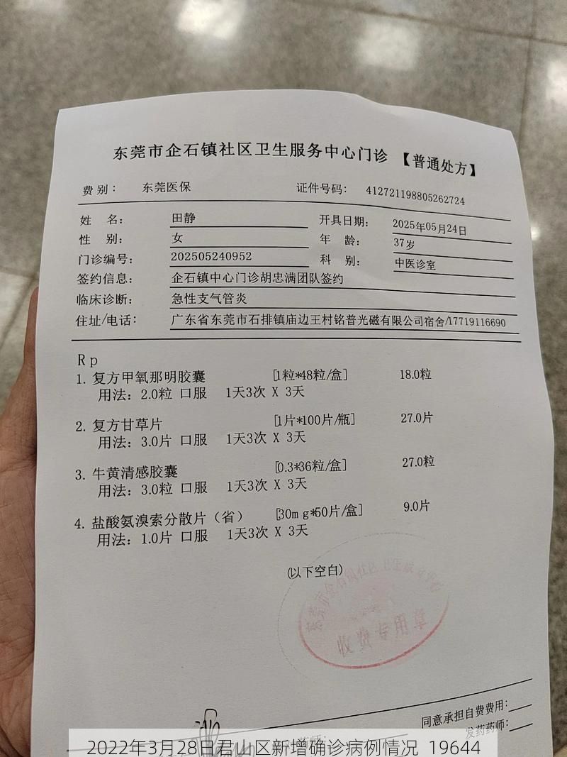 2022年3月28日君山区新增确诊病例情况_19644