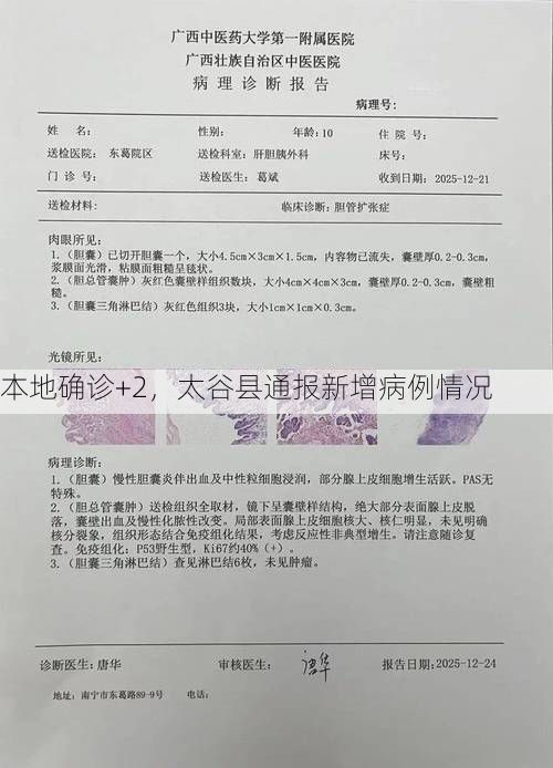 本地确诊+2，太谷县通报新增病例情况