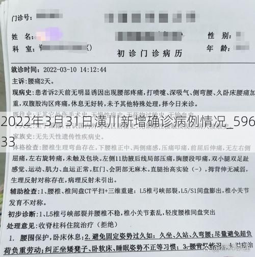 2022年3月31日潢川新增确诊病例情况_59633
