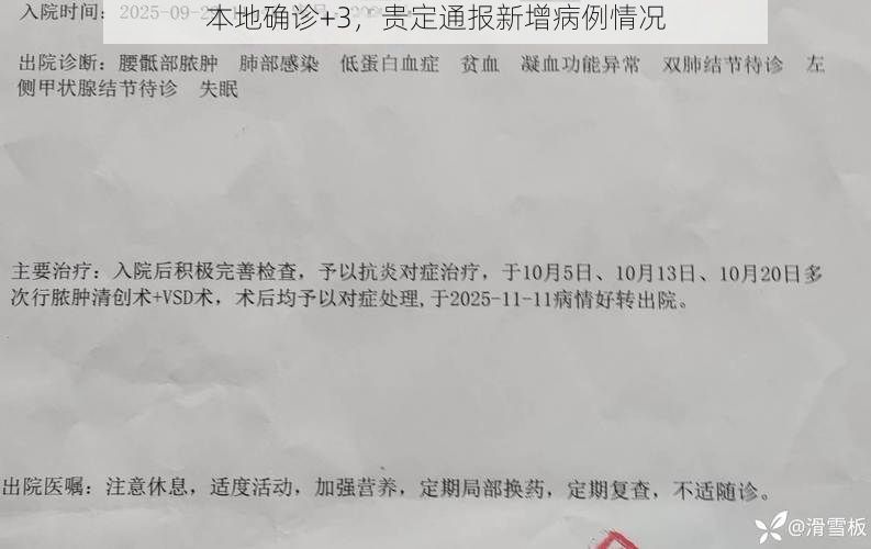 本地确诊+3，贵定通报新增病例情况