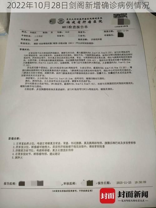 2022年10月28日剑阁新增确诊病例情况