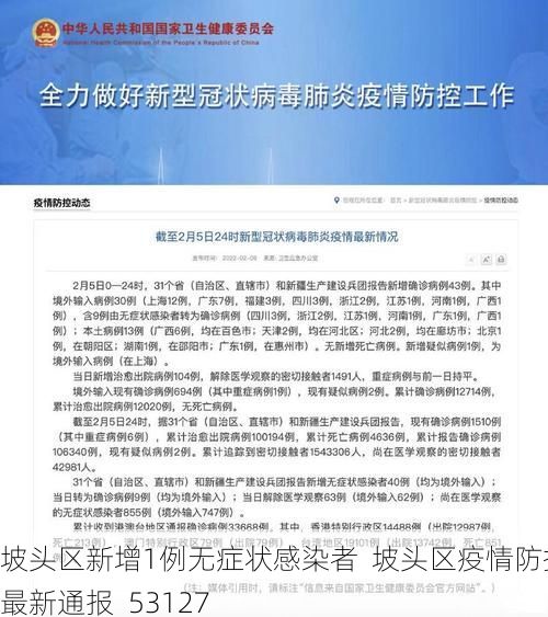 坡头区新增1例无症状感染者  坡头区疫情防控最新通报_53127