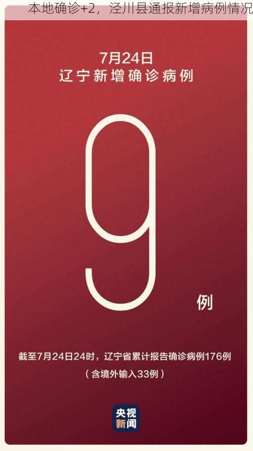 本地确诊+2，泾川县通报新增病例情况