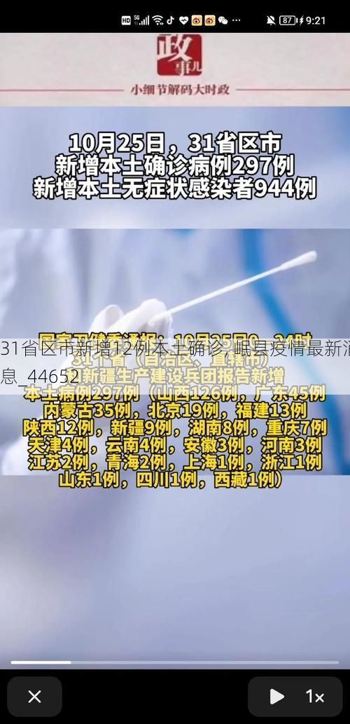 31省区市新增12例本土确诊, 岷县疫情最新消息_44652