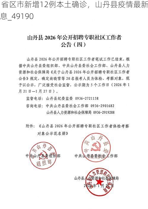 31省区市新增12例本土确诊，山丹县疫情最新消息_49190