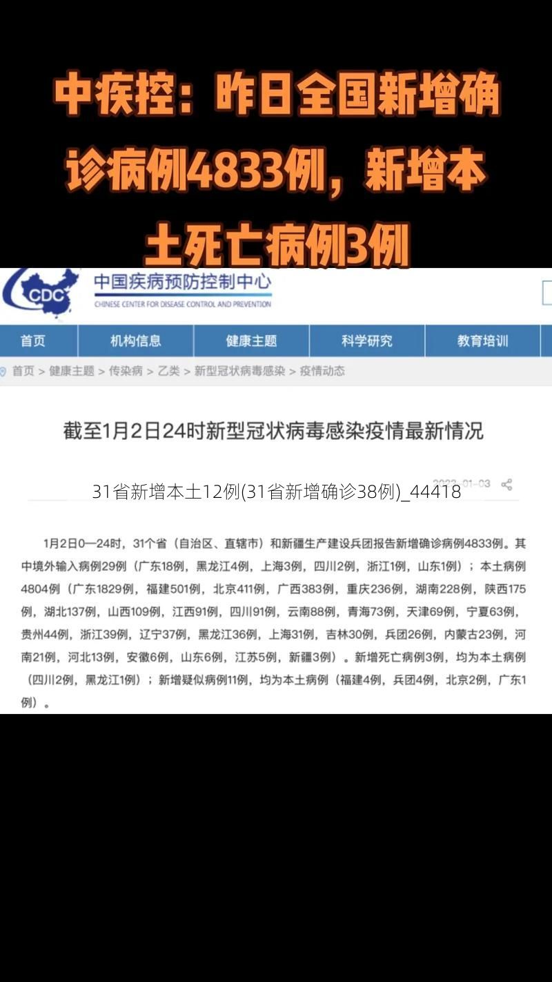 31省新增本土12例(31省新增确诊38例)_44418