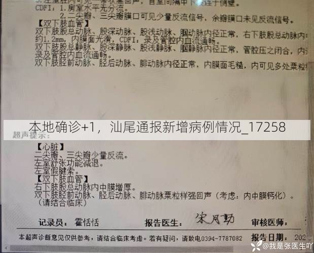 本地确诊+1，汕尾通报新增病例情况_17258