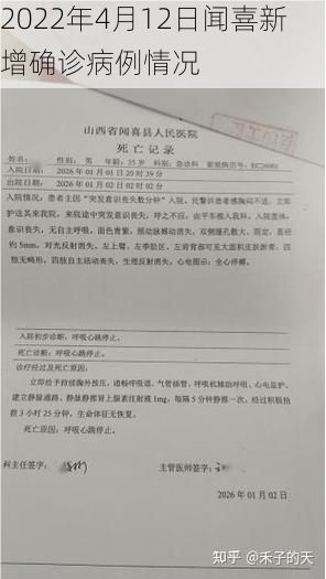 2022年4月12日闻喜新增确诊病例情况