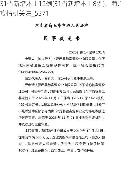 31省新增本土12例(31省新增本土8例)，蒲江疫情引关注_5371