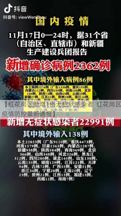 【红花岗区新增1例无症状感染者  红花岗区疫情防控最新通报】