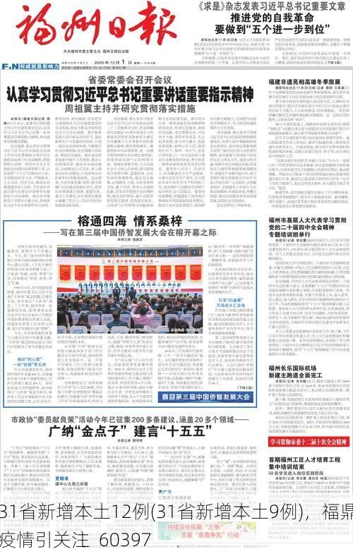 31省新增本土12例(31省新增本土9例)，福鼎疫情引关注_60397
