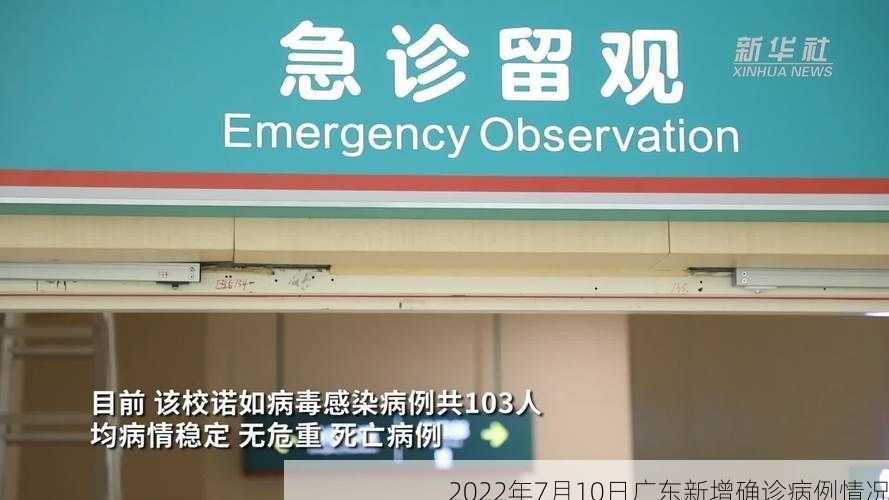 2022年7月10日广东新增确诊病例情况