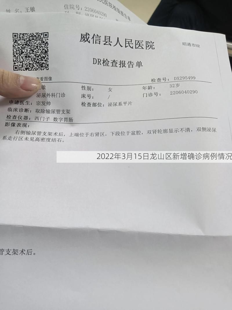 2022年3月15日龙山区新增确诊病例情况