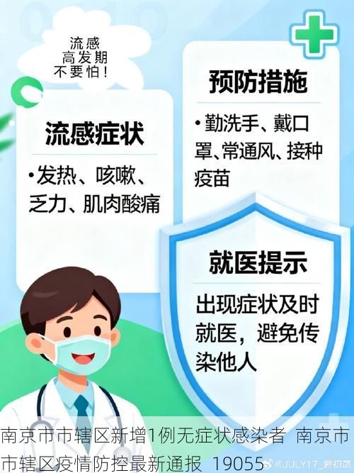 南京市市辖区新增1例无症状感染者 南京市市辖区疫情防控最新通报_19055