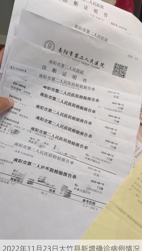 2022年11月23日大竹县新增确诊病例情况