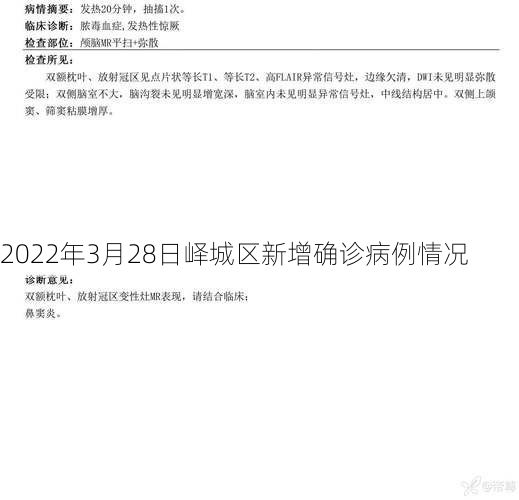 2022年3月28日峄城区新增确诊病例情况