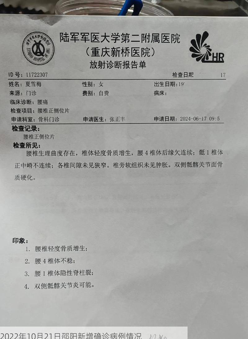 2022年10月21日邵阳新增确诊病例情况