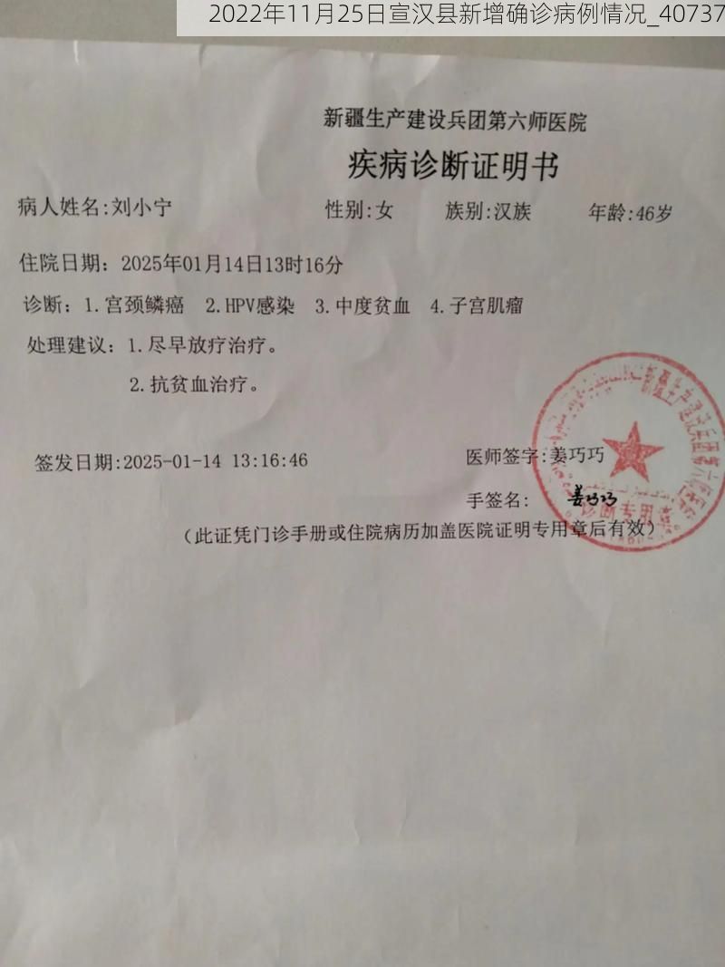 2022年11月25日宣汉县新增确诊病例情况_40737