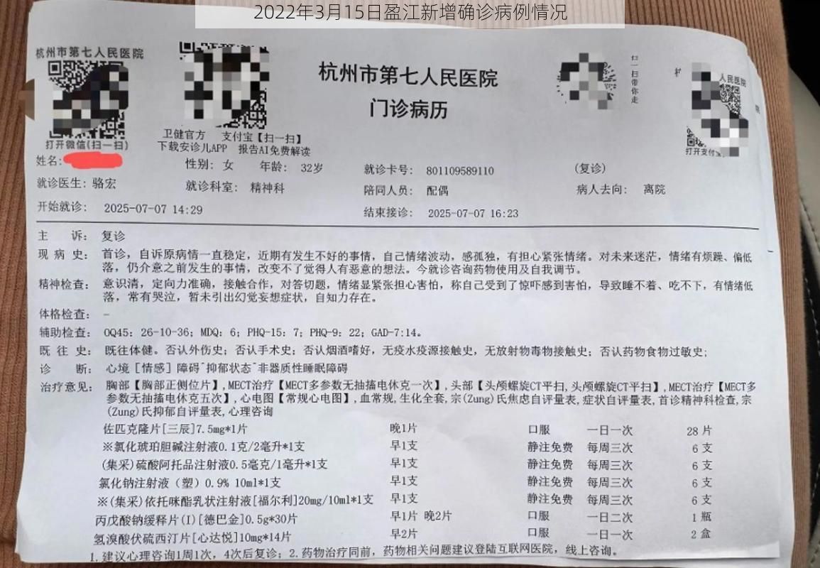 2022年3月15日盈江新增确诊病例情况