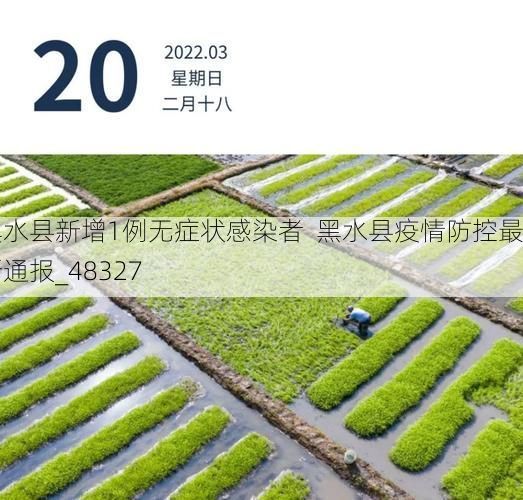黑水县新增1例无症状感染者  黑水县疫情防控最新通报_48327