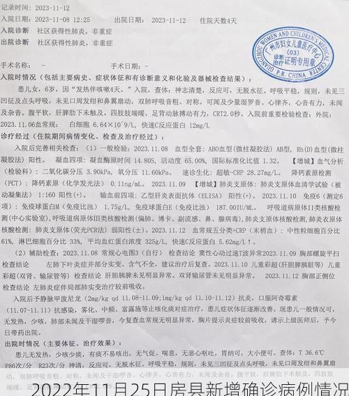 2022年11月25日房县新增确诊病例情况