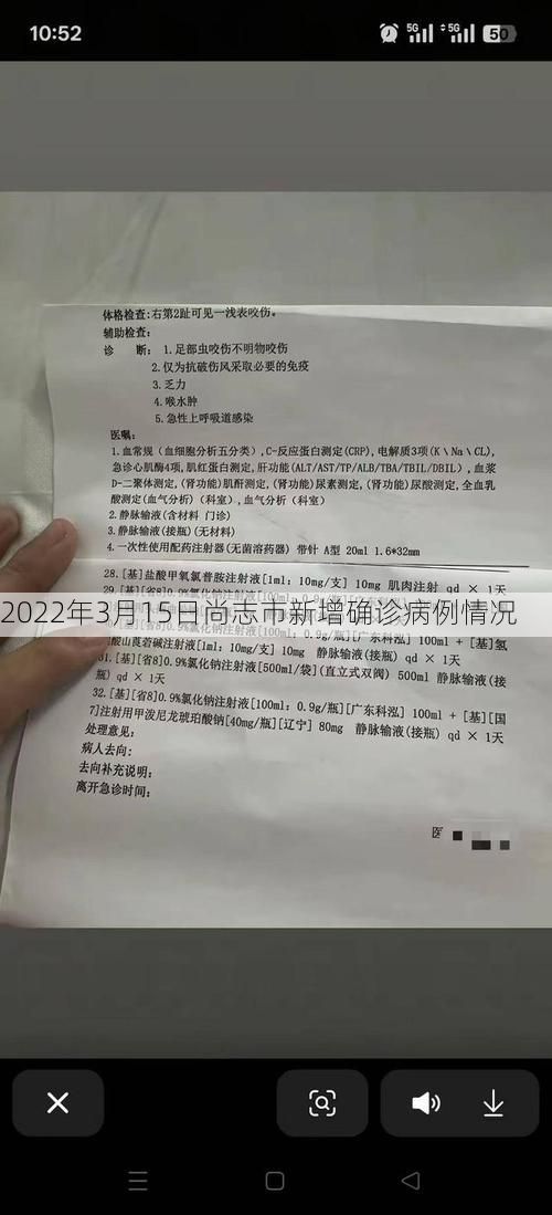 2022年3月15日尚志市新增确诊病例情况