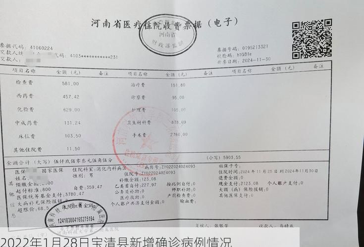 2022年1月28日宝清县新增确诊病例情况