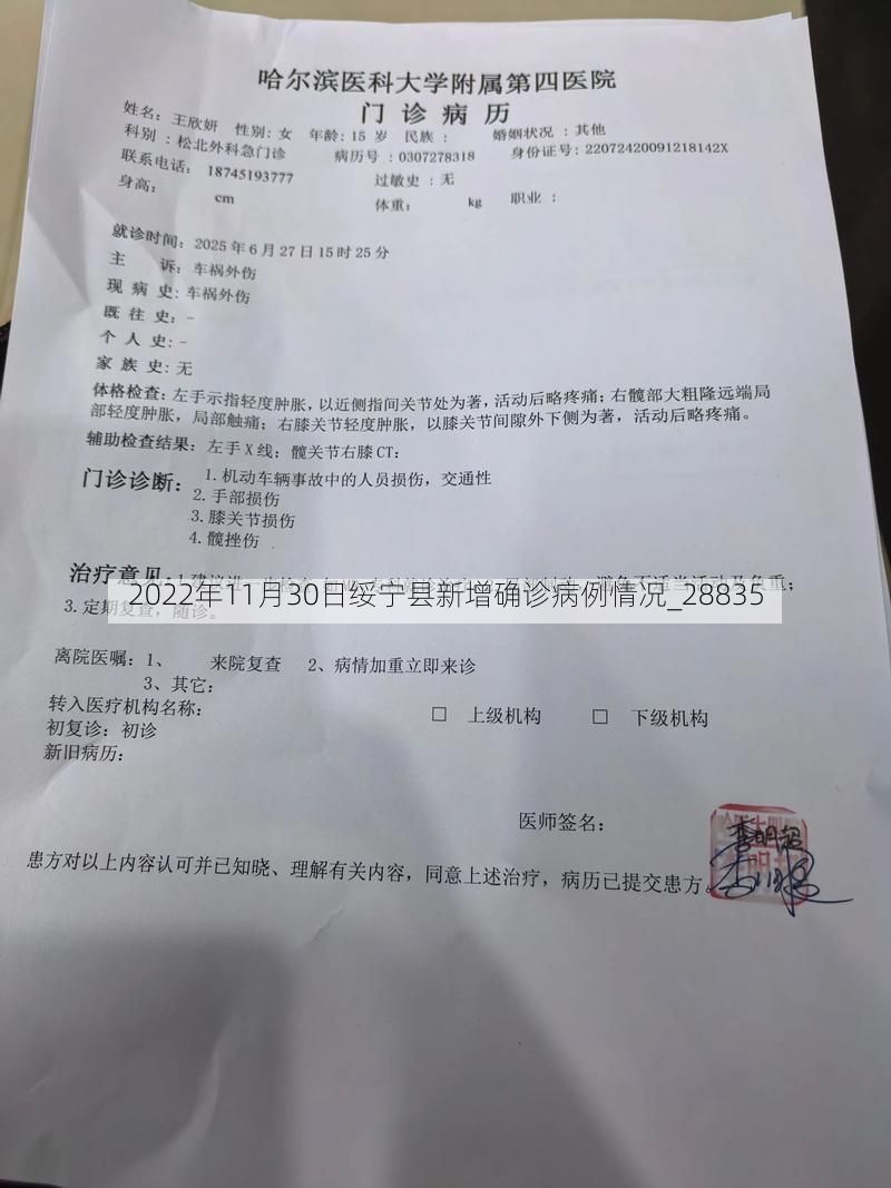 2022年11月30日绥宁县新增确诊病例情况_28835