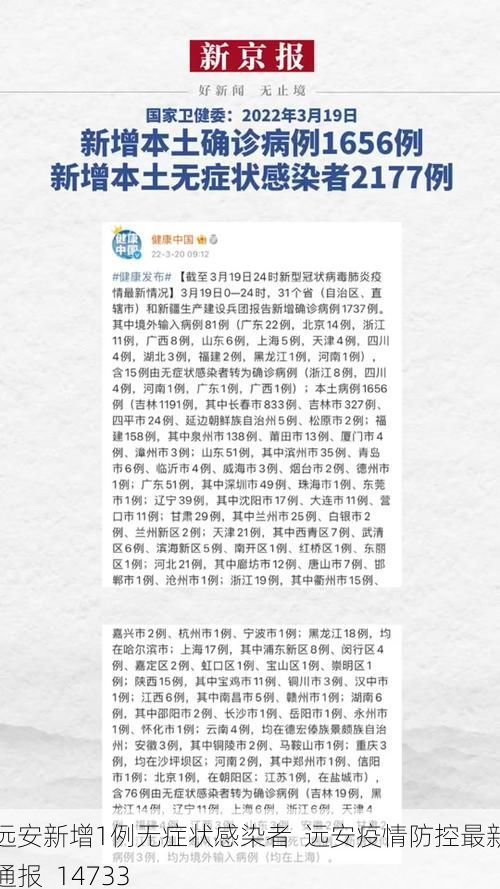 远安新增1例无症状感染者  远安疫情防控最新通报_14733