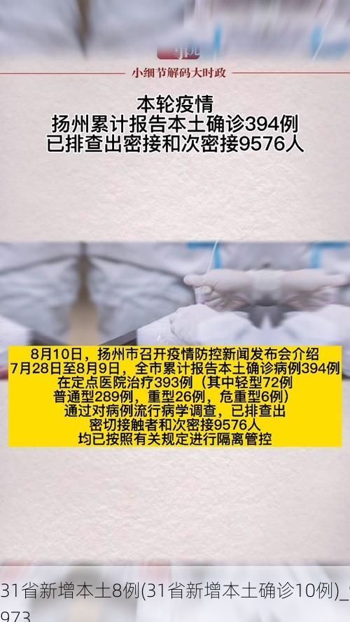 31省新增本土8例(31省新增本土确诊10例)_9973