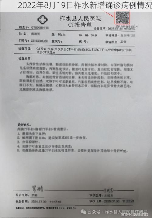 2022年8月19日柞水新增确诊病例情况