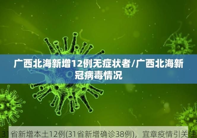 31省新增本土12例(31省新增确诊38例)，宜章疫情引关注