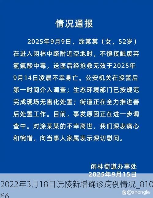 2022年3月18日沅陵新增确诊病例情况_81066