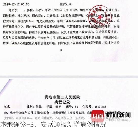 本地确诊+3,安岳通报新增病例情况